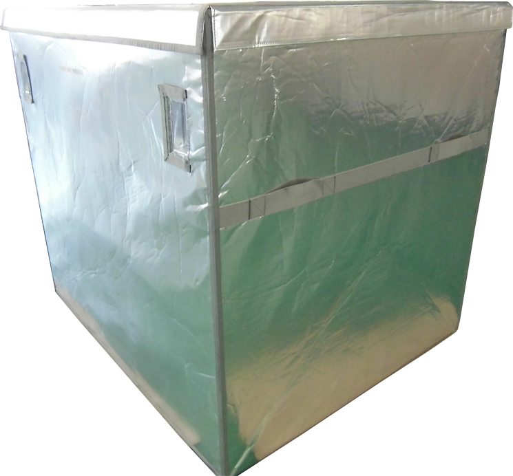 機械部品の冷凍輸送用ボックスの採用事例