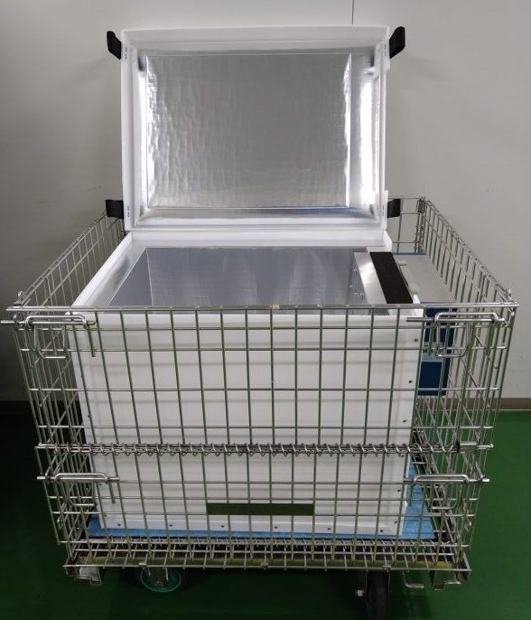 冷凍品の緊急配送用保冷箱